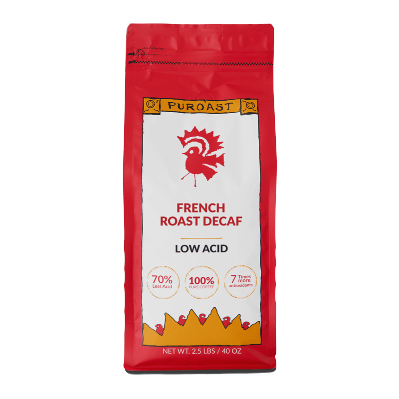 Low Acid French Roast Decaf Coffee