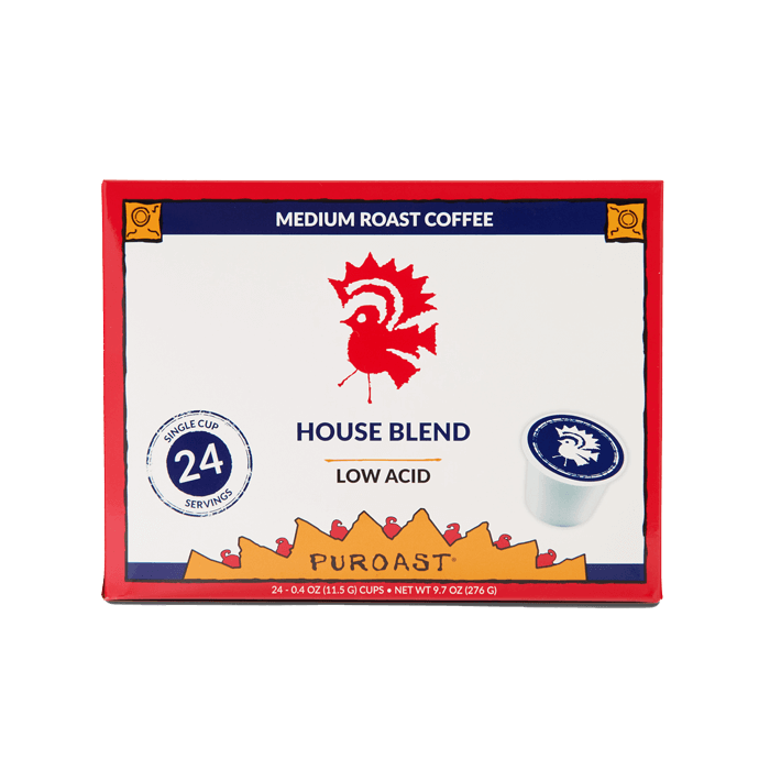 Low Acid House Blend Single Cup Coffee