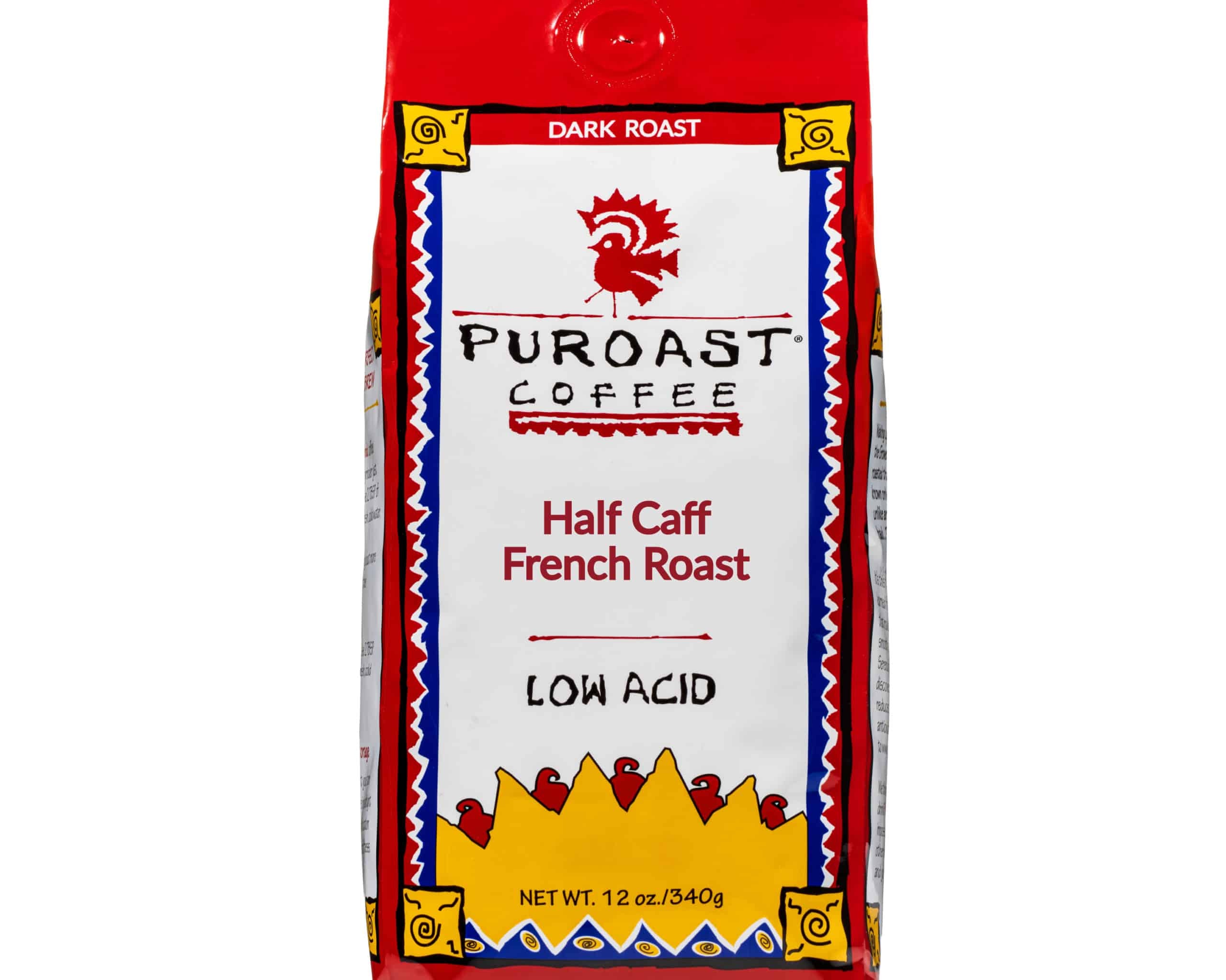 Person working at desk with Puroast low acid coffee — gut health and productivity guide | Puroast